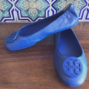 Tory Burch Travel Ballet Flats Sz 8